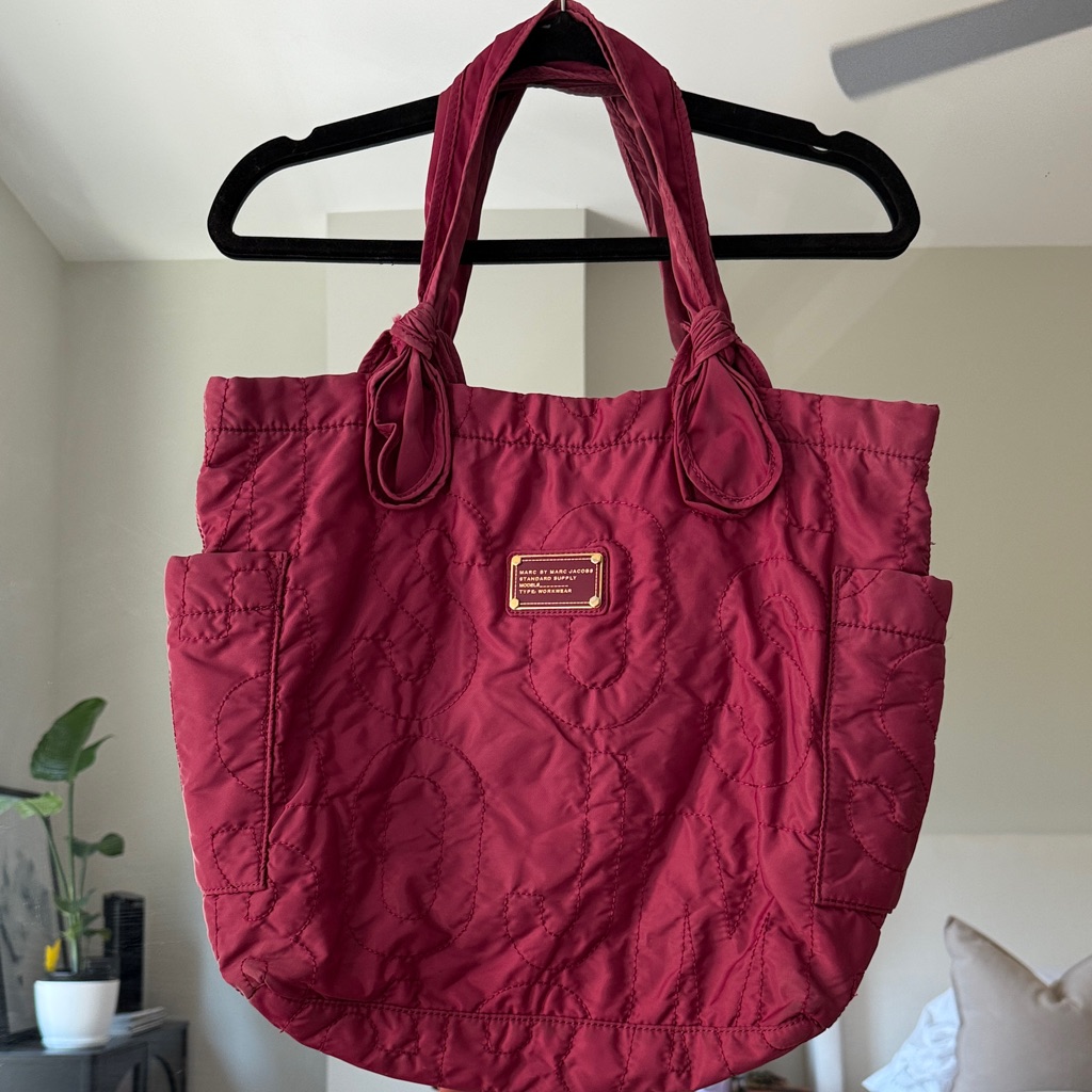 $40 Sale - Marc By Marc Jacobs Magenta Tote Bag